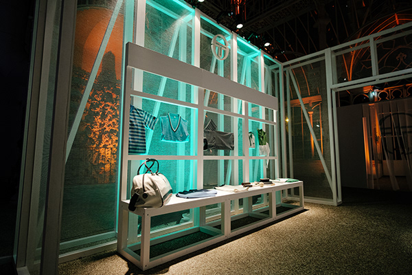 Fashion Show Sergio Tacchini al Tepidarium del Roster a Firenze, lightning e sound design a cura di Avuelle