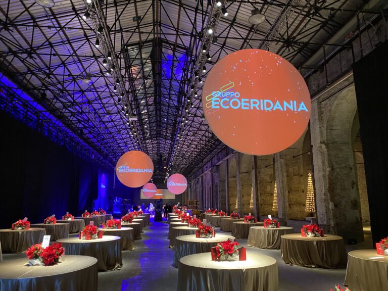 Allestimento cena Ecoeridania a cura di Avuelle - Stazione Leopolda, Firenze