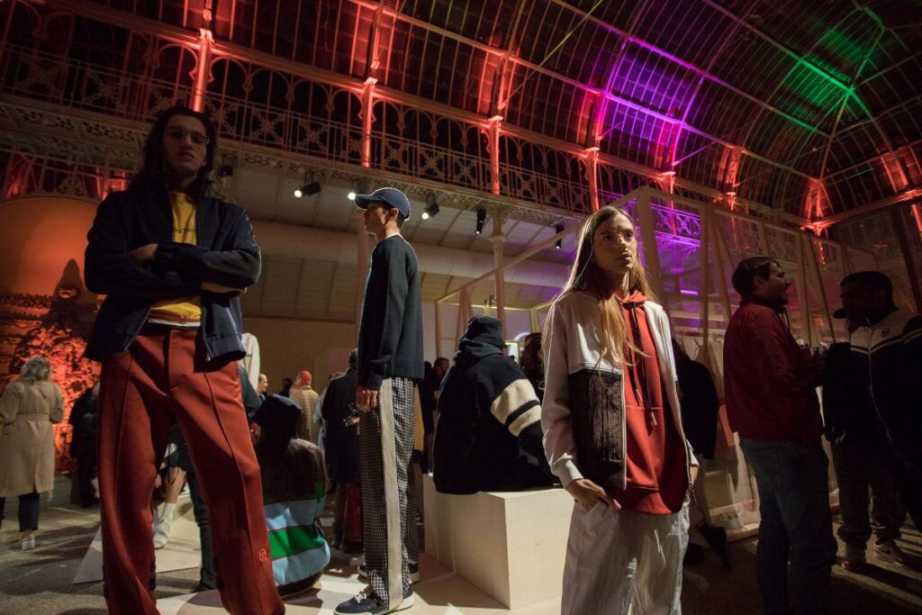 Fashion Show Sergio Tacchini al Tepidarium del Roster a Firenze, lightning e sound design a cura di Avuelle
