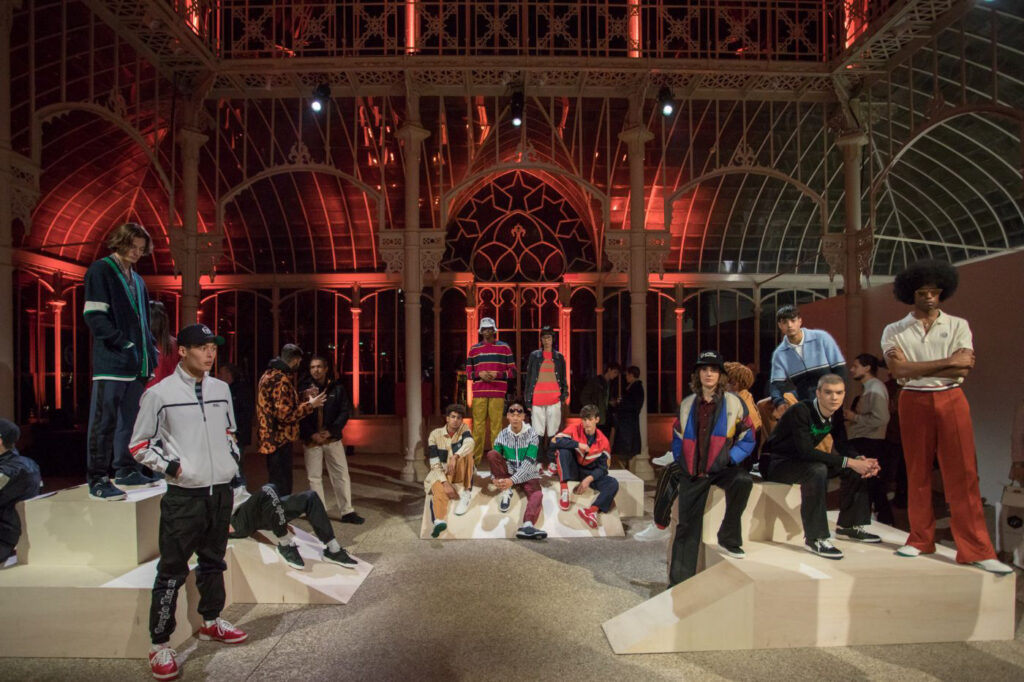 Fashion Show Sergio Tacchini al Tepidarium del Roster a Firenze, lightning e sound design a cura di Avuelle