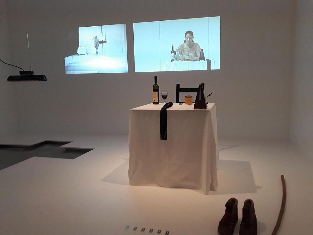 Fornitura audio e video, assistenza, adattamento contenuti e montaggio per The Cleaner, Marina Abramovich Exhibition a Palazzo Strozzi